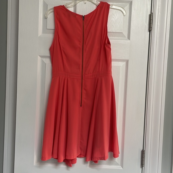 ANGL orange/peach colored casual dress - Picture 2 of 2
